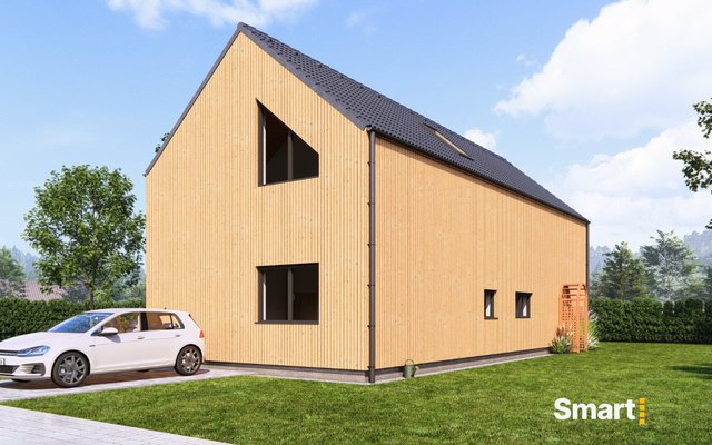 Projekt rodinného domu | Kabinový dům podkrovní