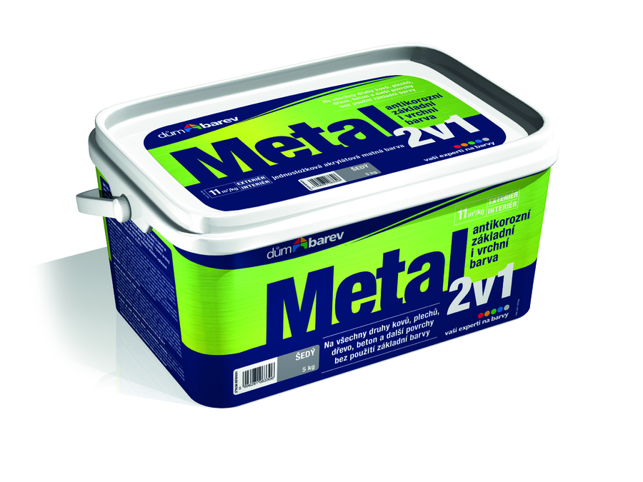 Dům barev Metal 2v1